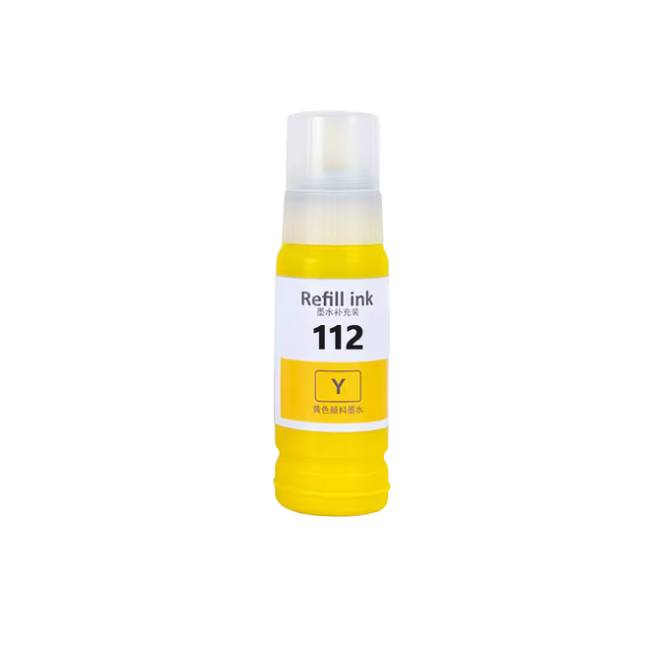 Tusz INQ T112 Yellow do drukarek Epson L6490 / L6550 / L6570 - zamiennik